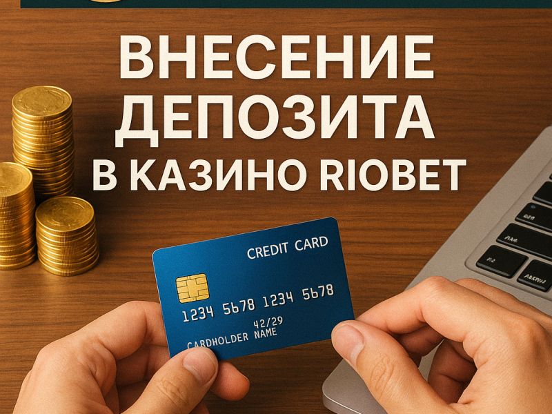Внесение депозита в казино Riobet Внесение депозита в казино Riobet